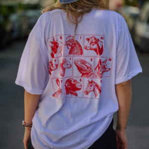 REMERA MODAL ANIMALES